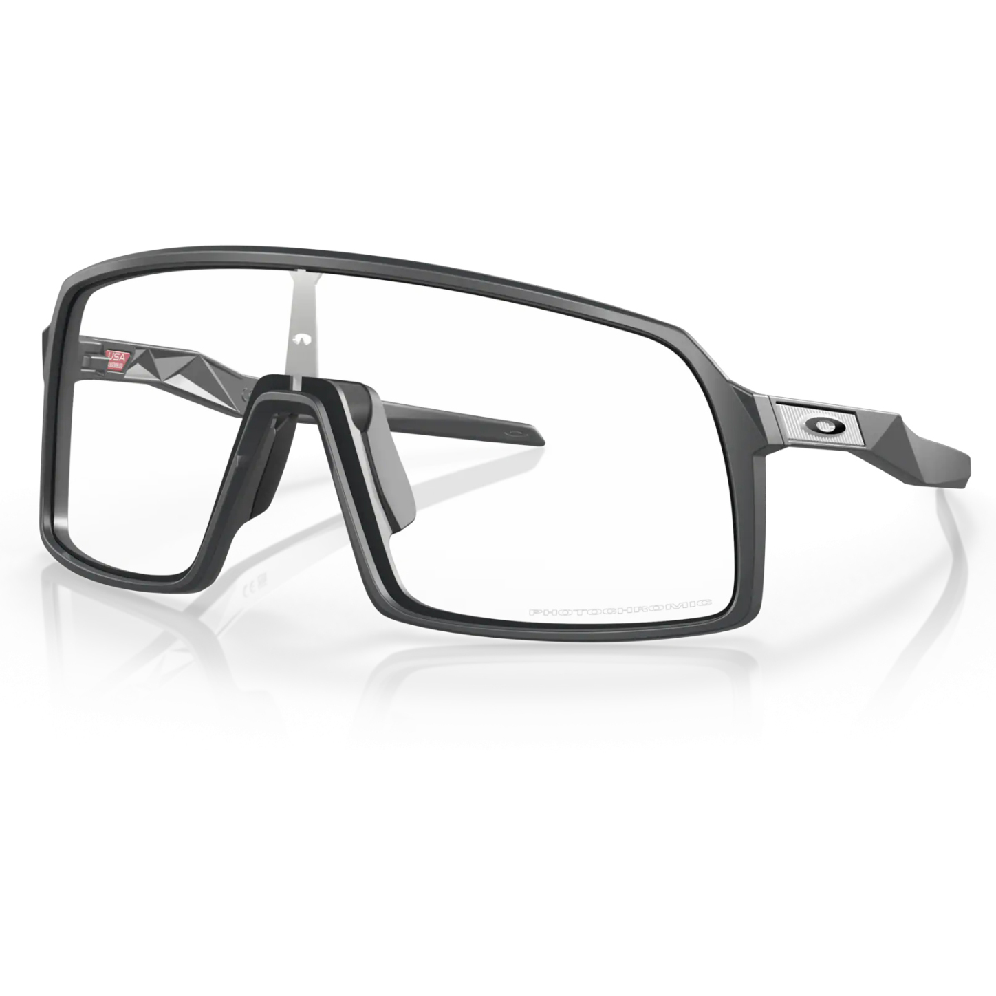 Oakley Sutro Brille - Matte Carbon/Clear Photochromic - OO9406-9837