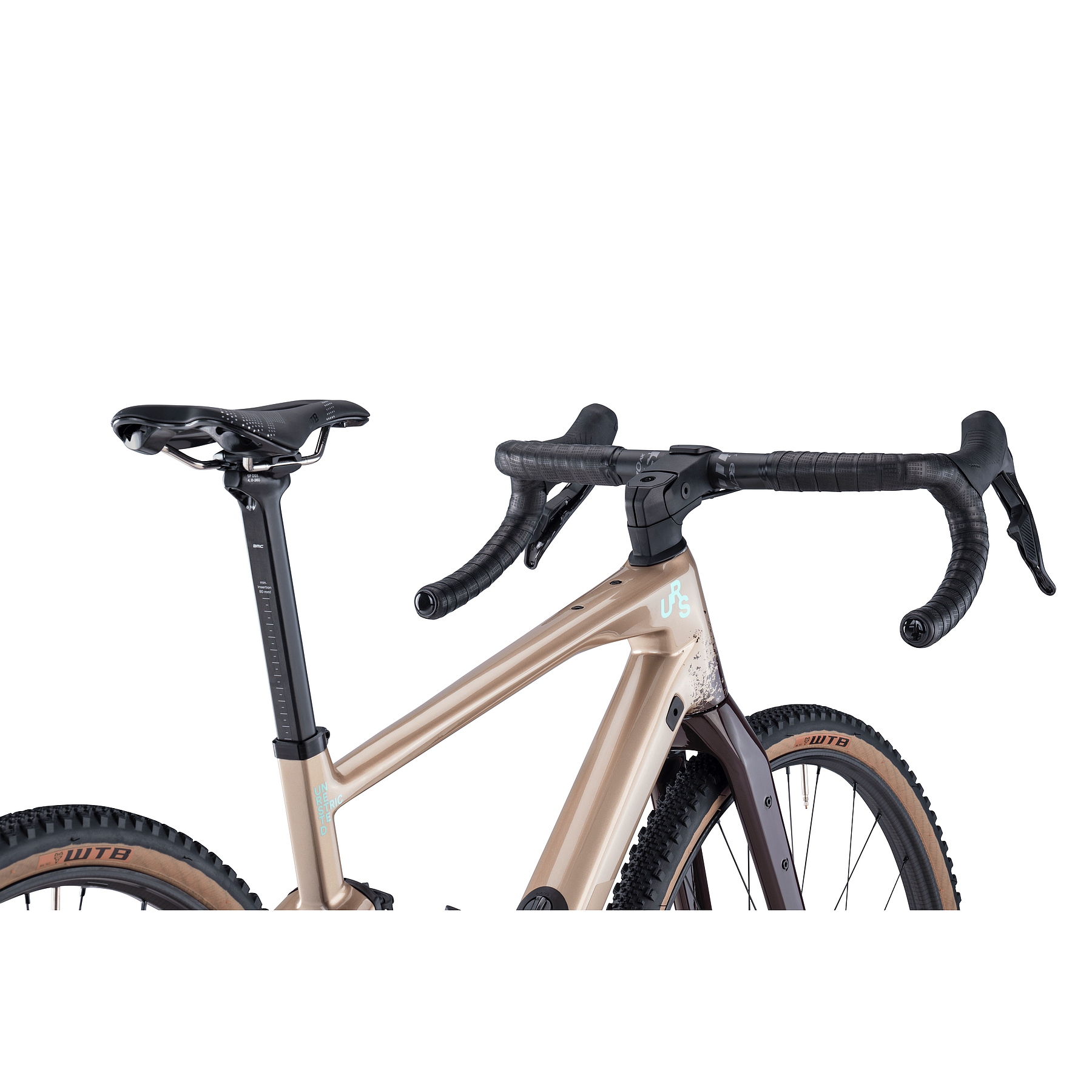 BMC URS 01 ONE - Carbon Gravel Bike - 2024 - warm gold / dark red - Image 6