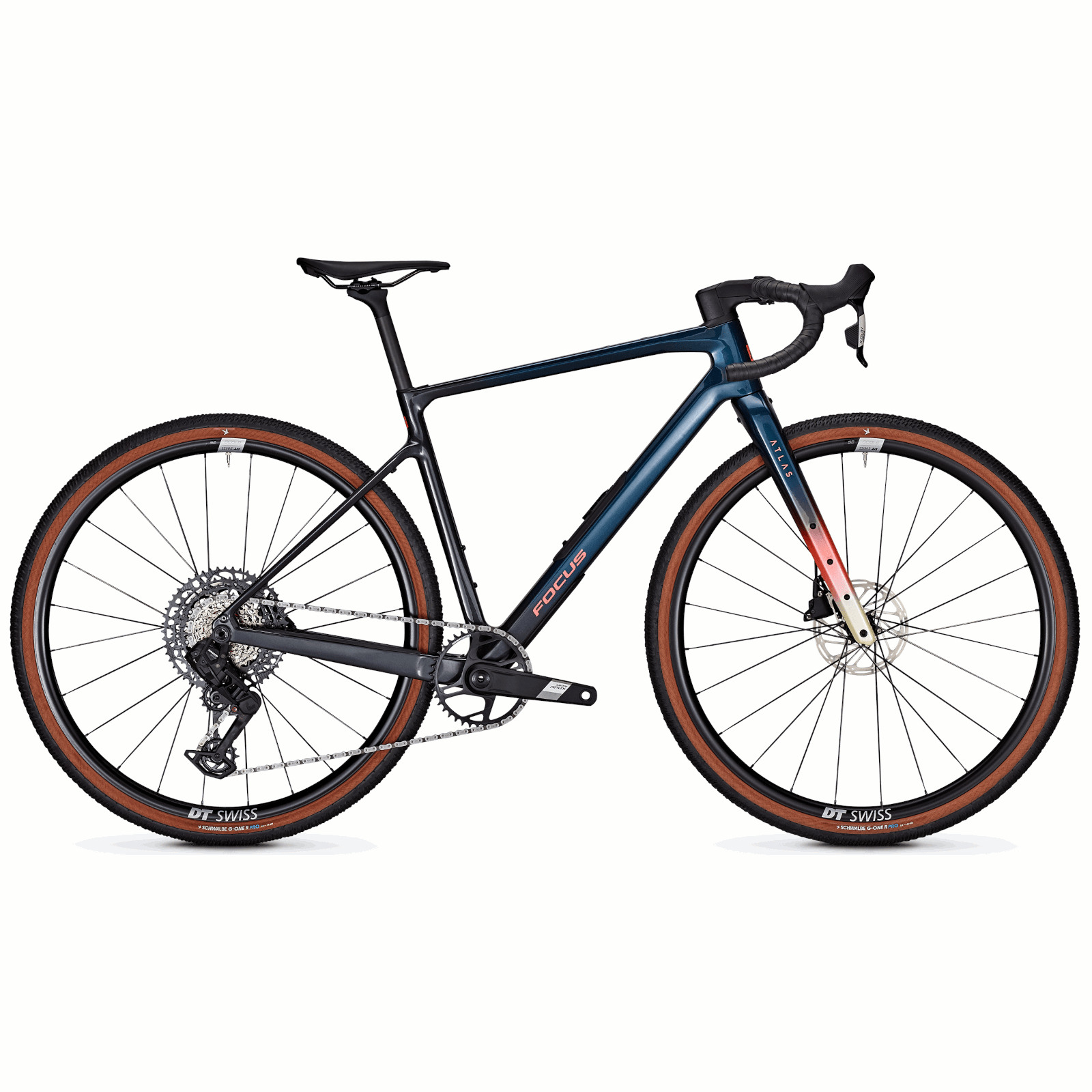 FOCUS ATLAS 8.8 - S1000 AXS - Carbon Gravel Bike - 2026 - azurblue / diamondblack