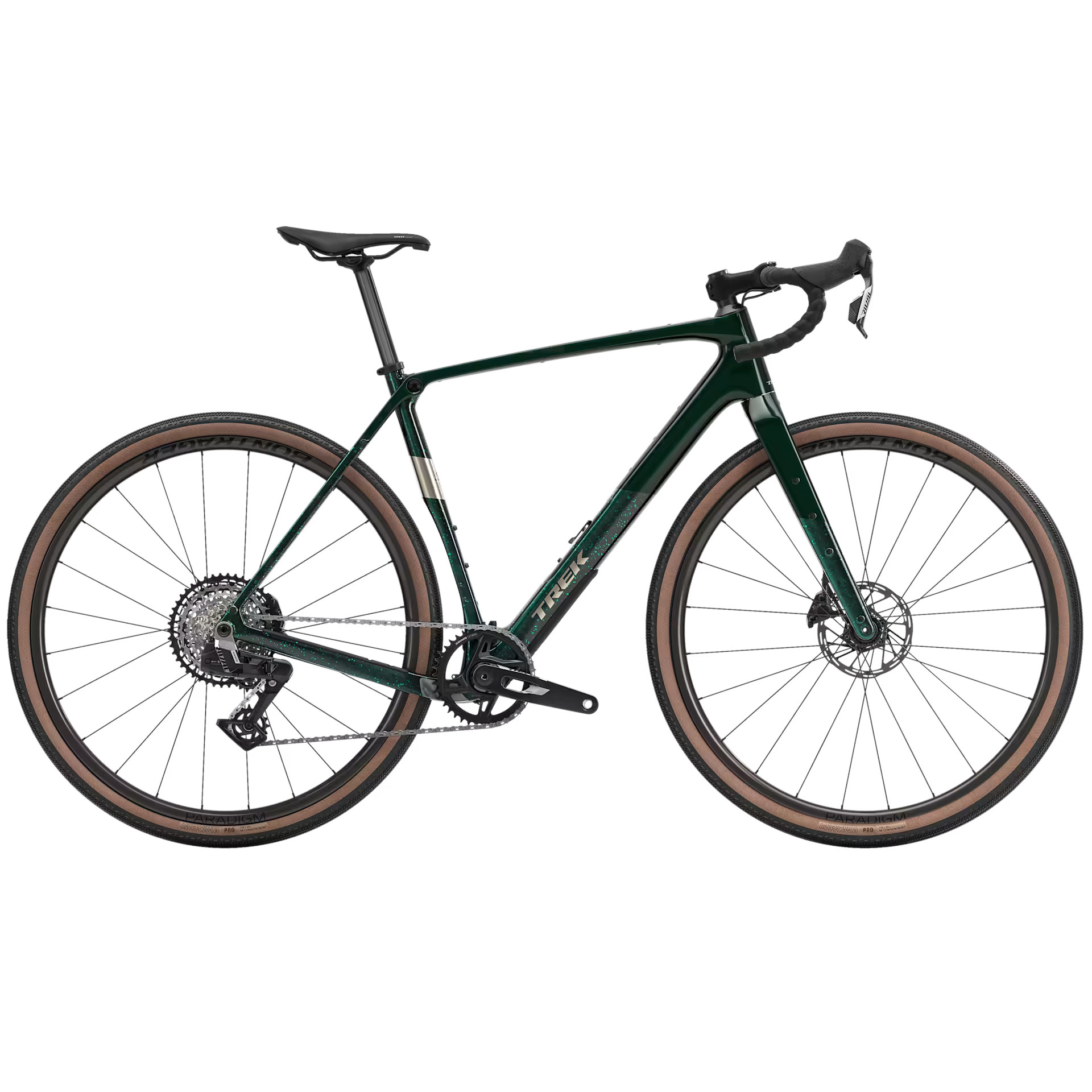 Trek CHECKPOINT SL 6 AXS Gen 3 - Carbon Gravel Bike - 2026 - Dark Green / Ivy Smoke Splatter