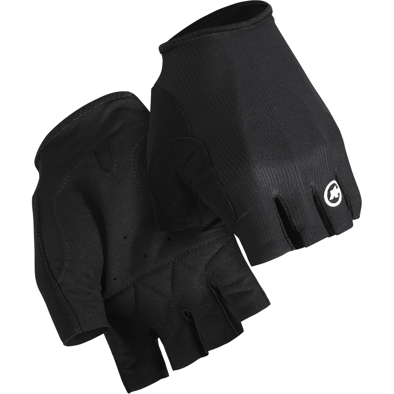 Assos RS TARGA Kurzfinger-Handschuhe - schwarz