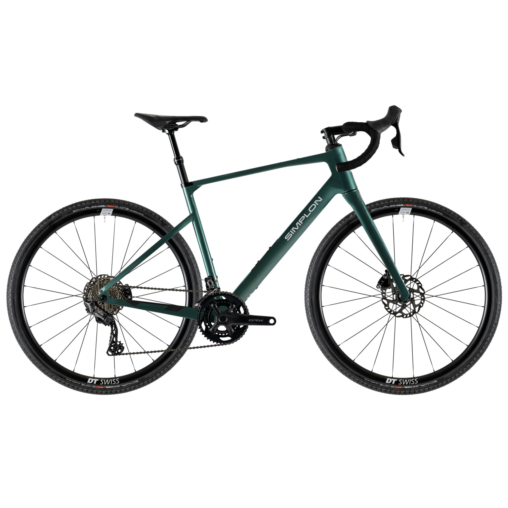 Simplon GRID CORE - Carbon Gravel Bike - 2026 - Dark Pine Green/Polished Silver Metallic
