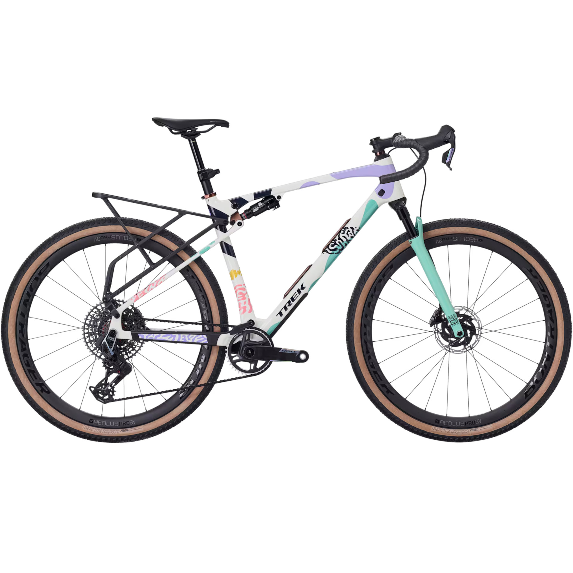 Trek CheckOUT SL 7 AXS - Carbon Gravel Bike - 2026 - Era White / Blue Sage
