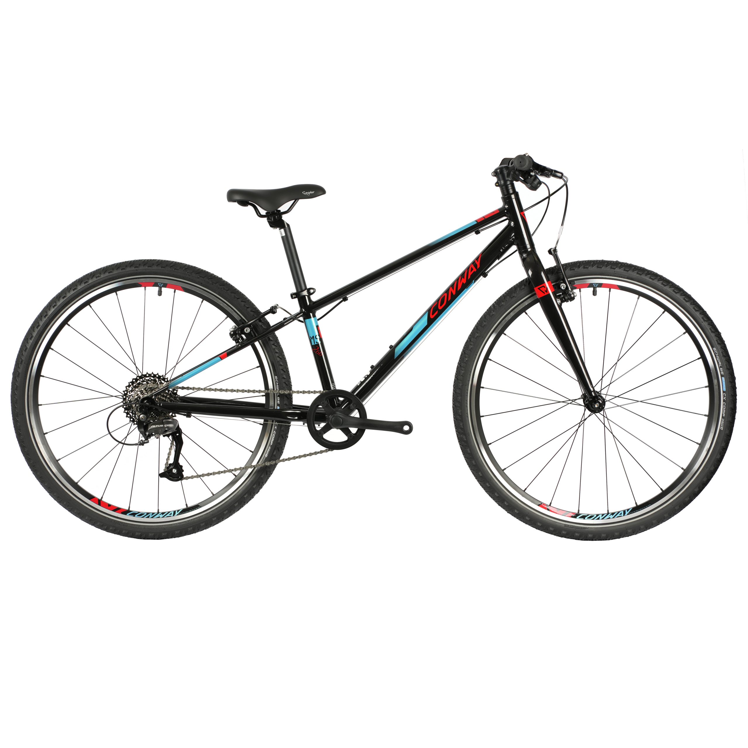 Conway MS 260 Rigid - 26' Kinderfahrrad - 2024 - 31cm | black metallic / red
