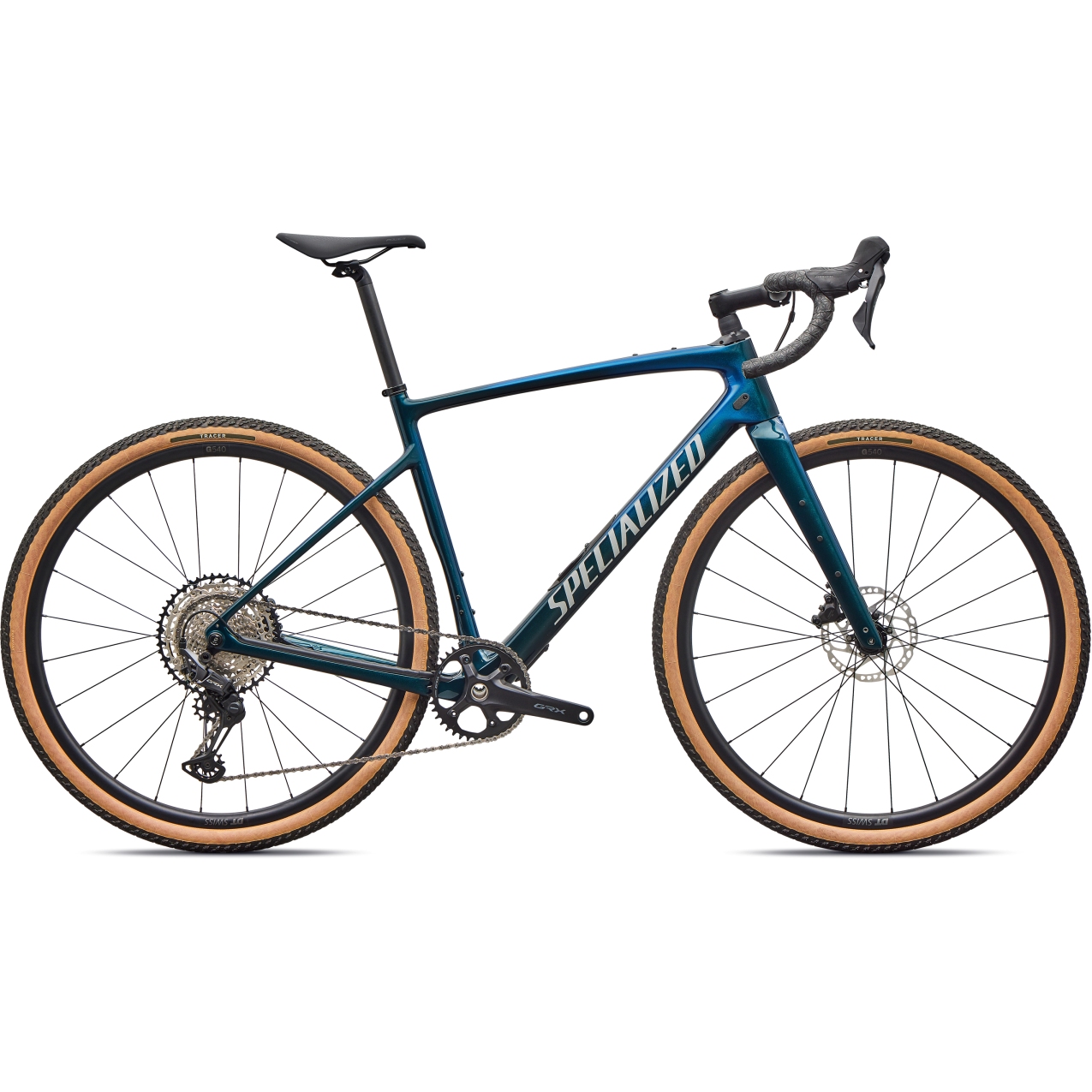 Specialized DIVERGE 4 SPORT - Carbon Gravel Bike - 2026 - emerald metallic / silver dust