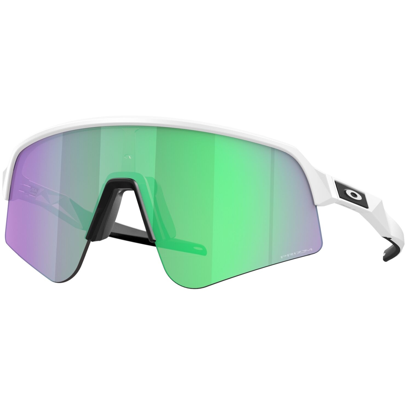 Oakley Sutro Lite Sweep Brille - Matte White/Prizm Road Jade - OO9465-0439