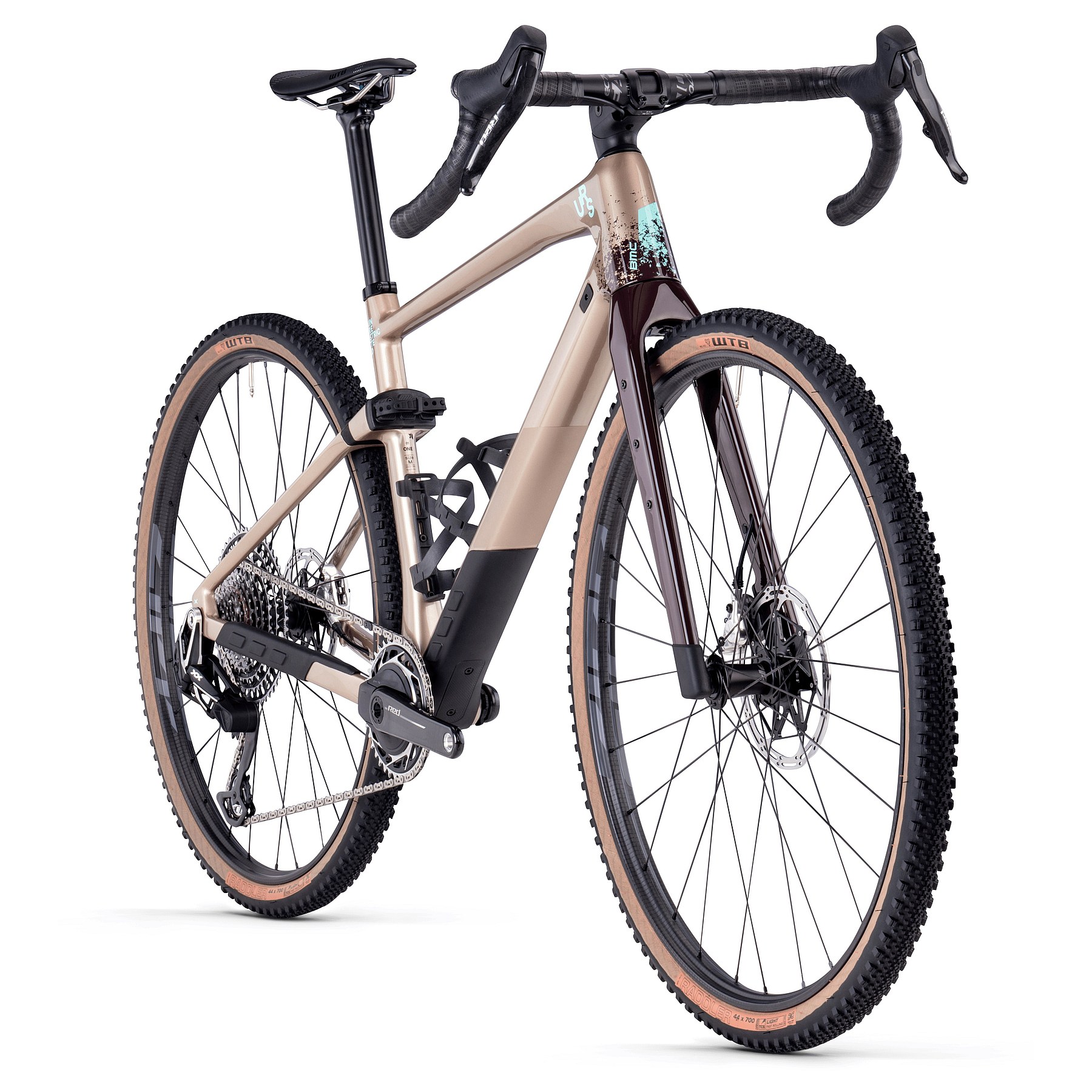 BMC URS 01 ONE - Carbon Gravel Bike - 2024 - warm gold / dark red - Image 3