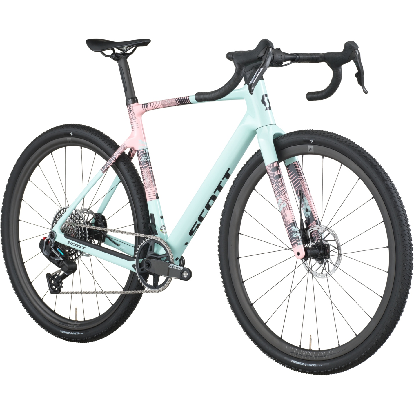 SCOTT ADDICT GRAVEL 10 - Carbon Gravel Bike - 2026 - gelato blue/gelato pink - Image 3