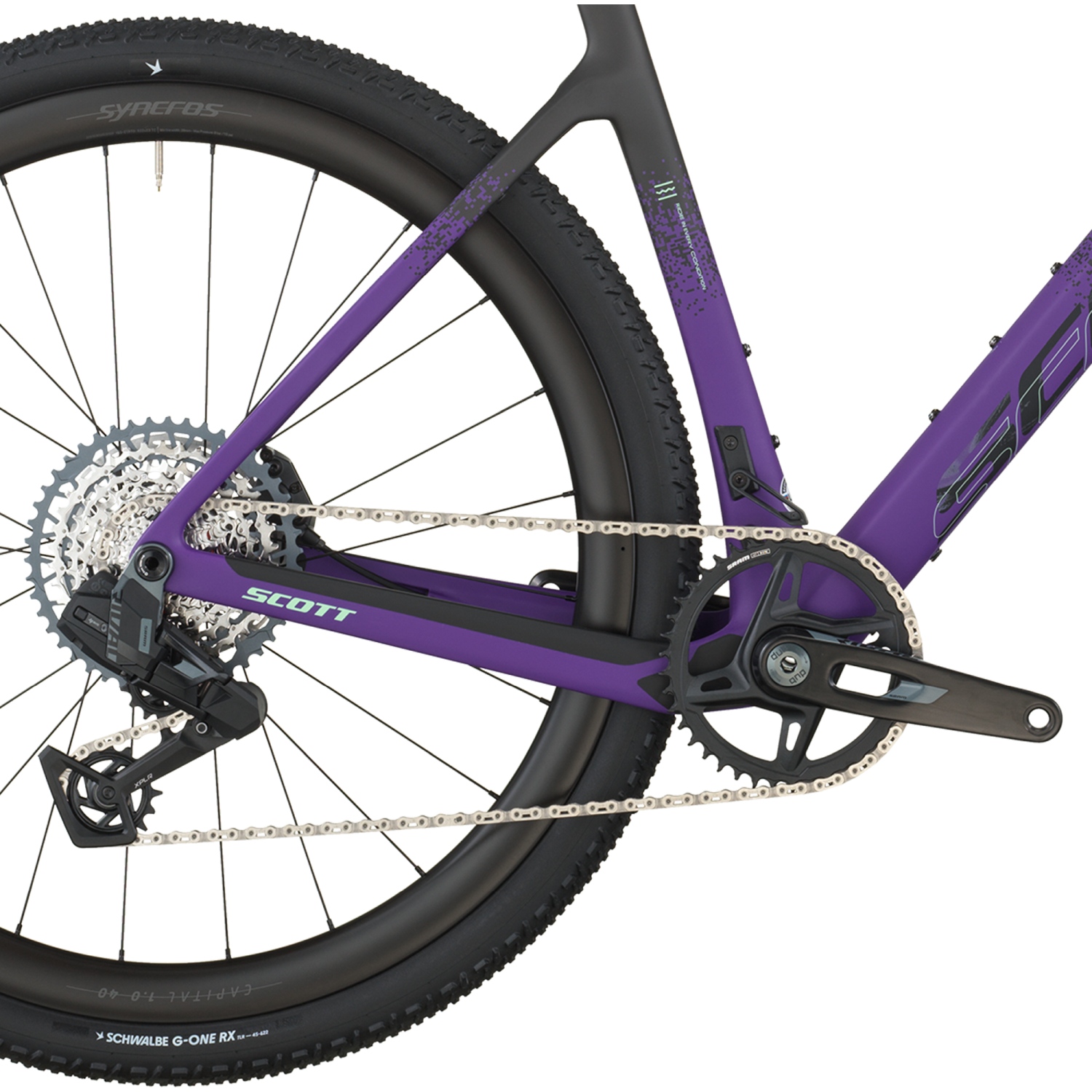 SCOTT ADDICT GRAVEL 20 - Gravel Bike - 2026 - carbon black / indigo purple - Image 7