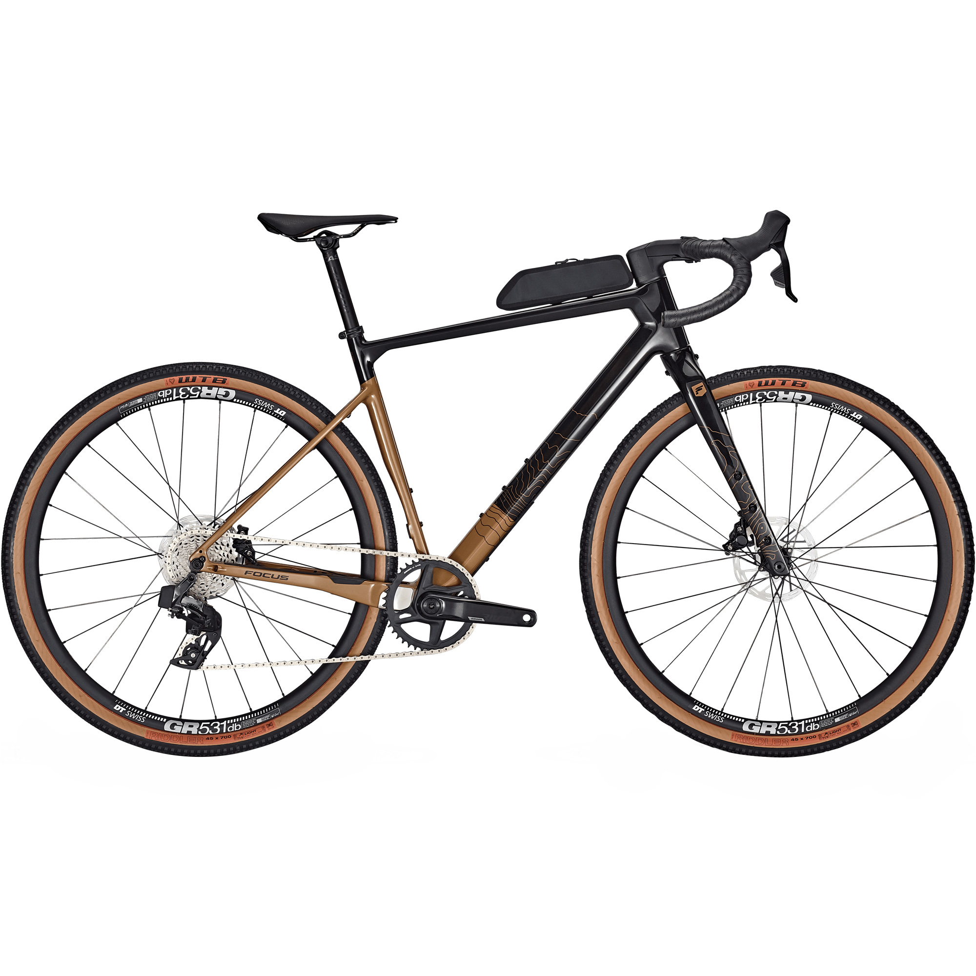 FOCUS ATLAS 8.0 - Classified - Carbon Gravel Bike - 2025 - carbon raw glossy / goldrush glossy