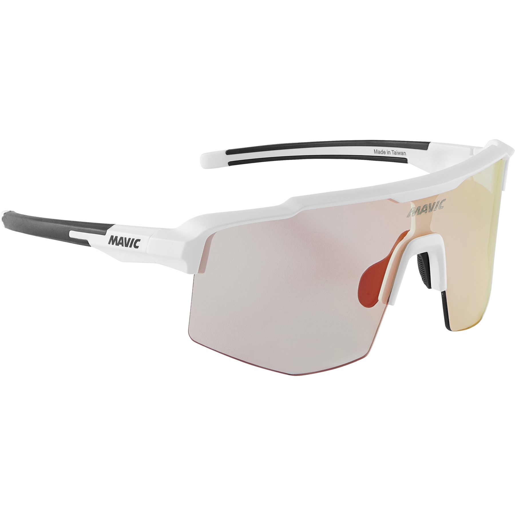 Mavic MVS Shield Sonnenbrille - Photochromic - white/red photochromic