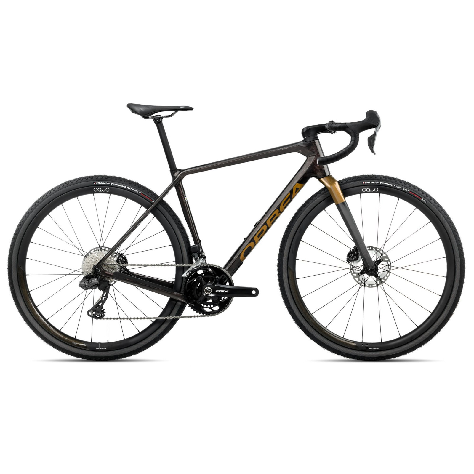 Orbea TERRA M20iTEAM - GRX Di2 Carbon Gravel Bike - 2025 - Cosmic Carbon - Olive Green (gloss)