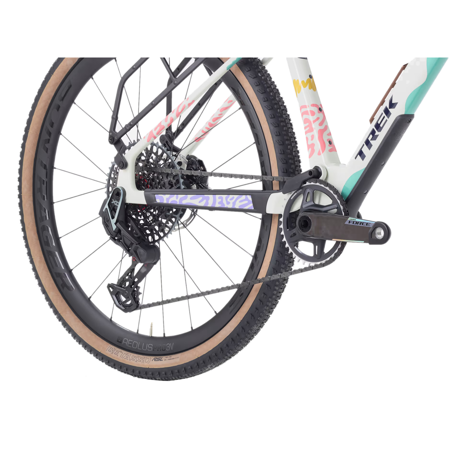 Trek CheckOUT SL 7 AXS - Carbon Gravel Bike - 2026 - Era White / Blue Sage - Image 3