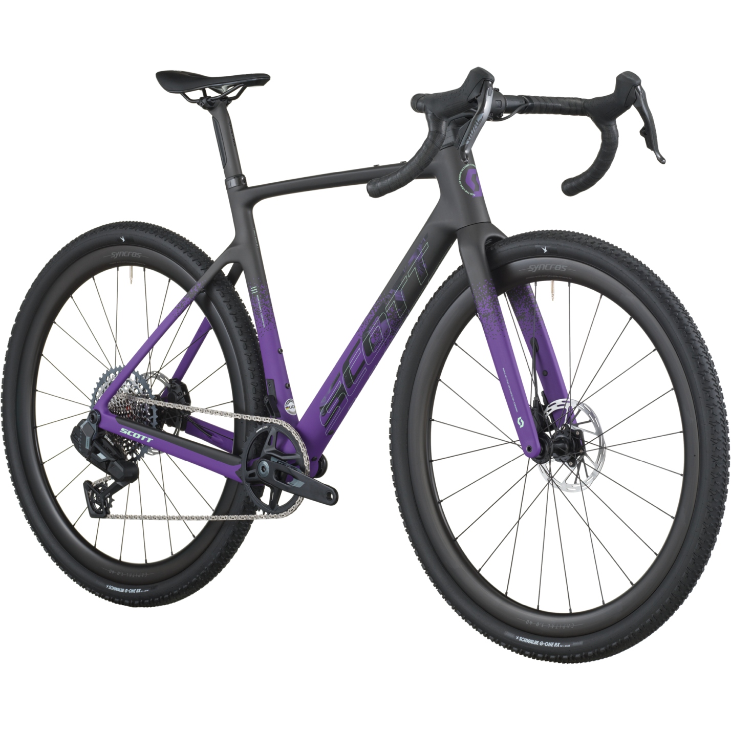 SCOTT ADDICT GRAVEL 20 - Gravel Bike - 2026 - carbon black / indigo purple - Image 3