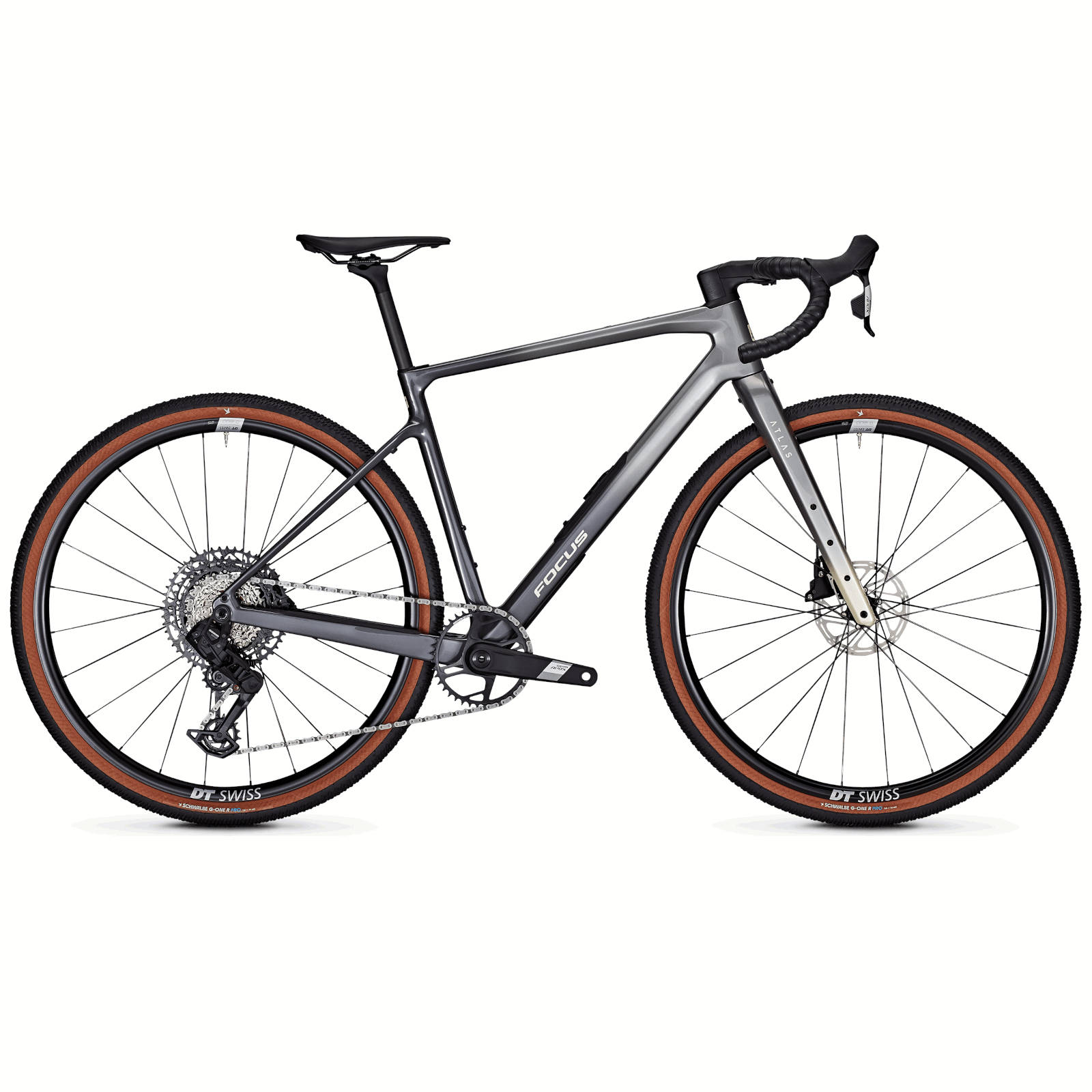 FOCUS ATLAS 8.8 - S1000 AXS - Carbon Gravel Bike - 2026 - nepalsilver / steelgrey
