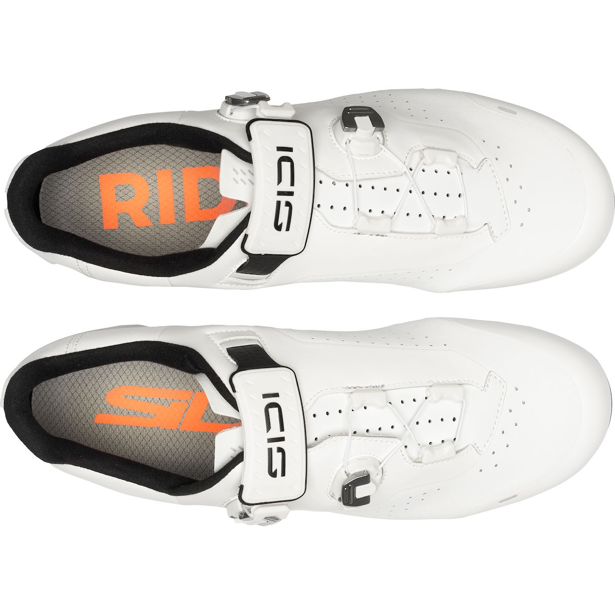 Sidi Genius X Microfiber Rennradschuhe - White - Image 3