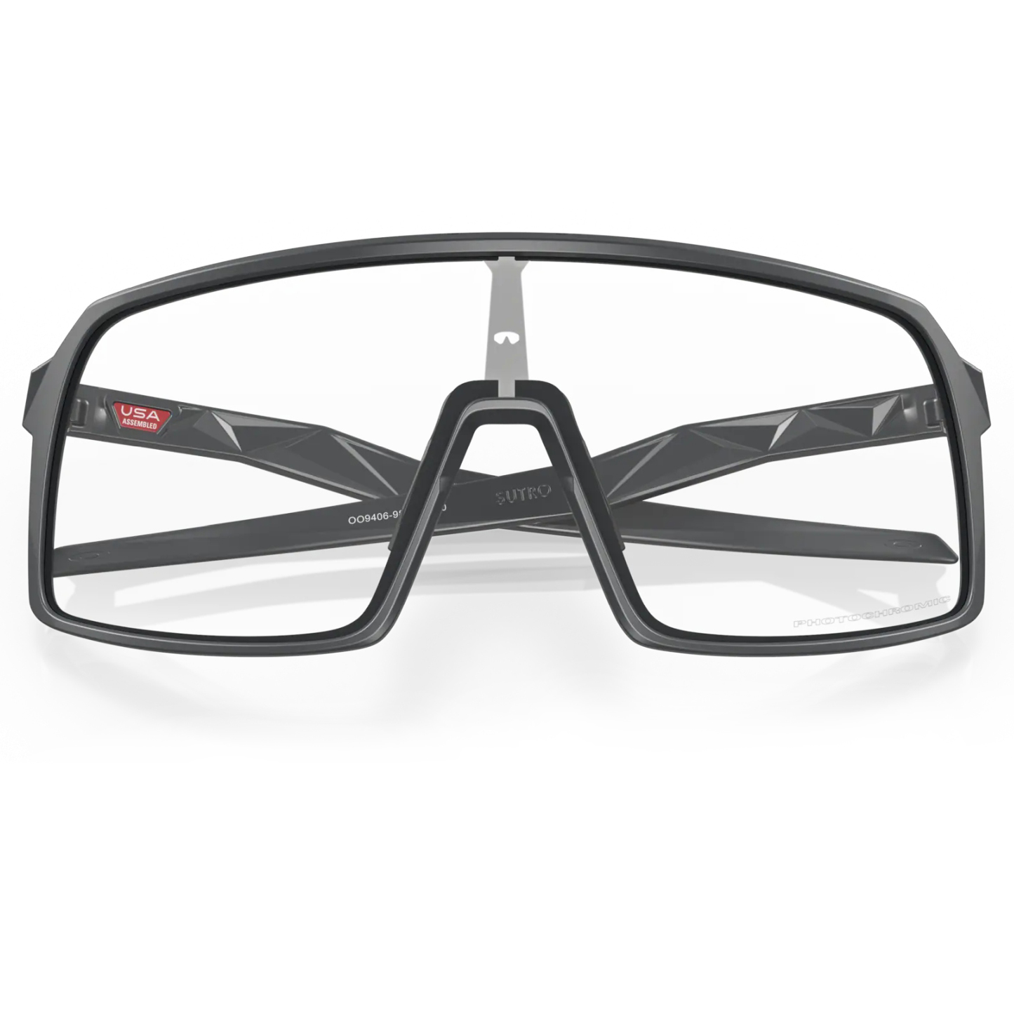 Oakley Sutro Brille - Matte Carbon/Clear Photochromic - OO9406-9837 - Image 2