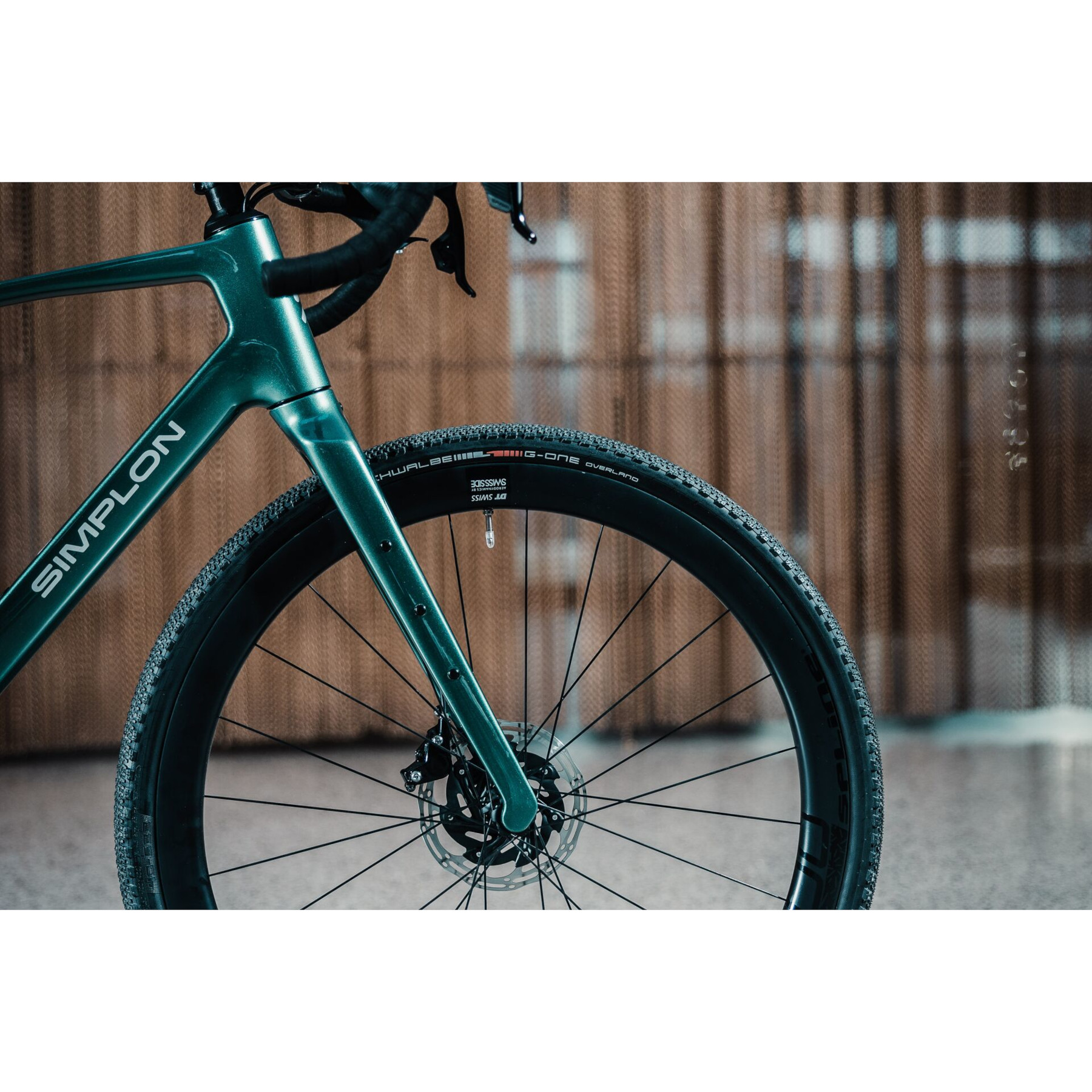 Simplon GRID CORE - Carbon Gravel Bike - 2026 - Dark Pine Green/Polished Silver Metallic - Image 4
